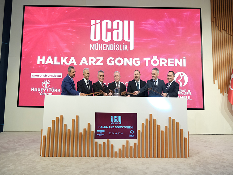 BORSA �STANBUL'DA GONG ��AY M�HEND�SL�K ���N �ALDI